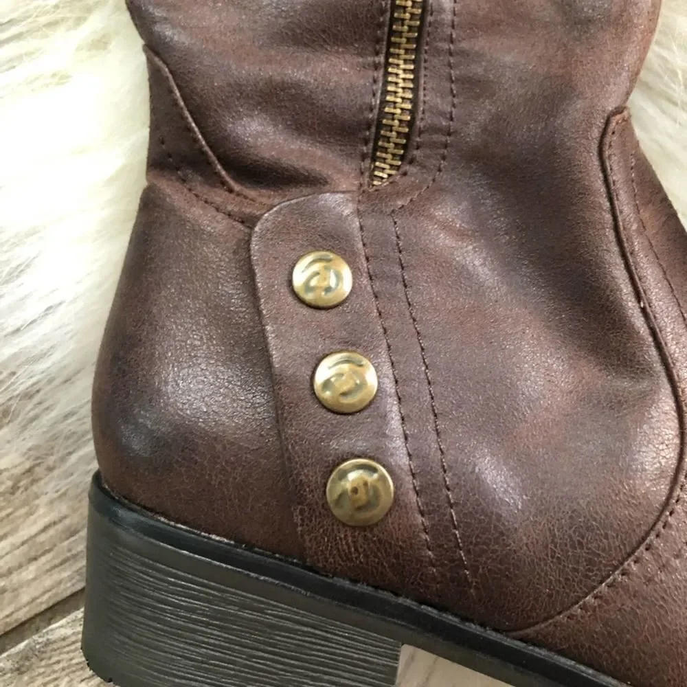 BareTraps Brown Oria Riding Boot